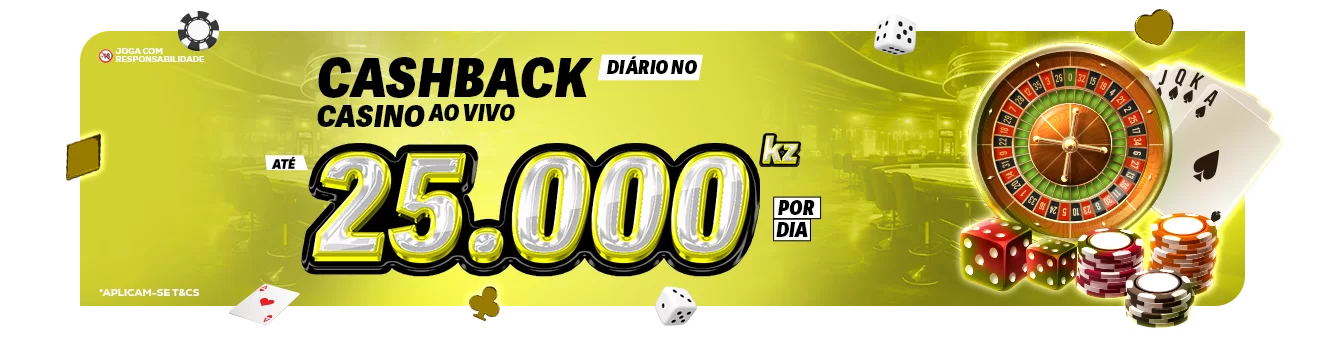 CASHBACK DE 25%