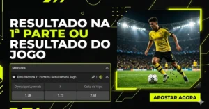 Resultado 1ª parte ou resultado do jogo com odds de futebol entre Olympique Lyonnais e Celta de Vigo